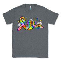Charcoal Heather pride ribbon Classic Tee - Zillion Design Studio