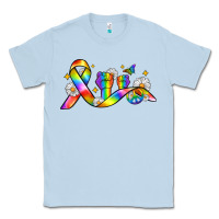 Dusty Blue pride ribbon Classic Tee - Zillion Design Studio
