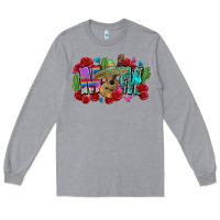 Heather Grey mom mexico Long Sleeve Tee - Zillion Design Studio