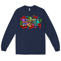 Navy mom mexico Long Sleeve Tee - Zillion Design Studio