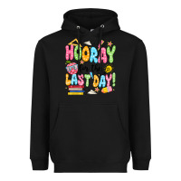 Black hooray for the last day black Heavyweight Hoodie - JahusDesignShop