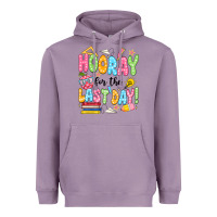 Lavender hooray for the last day black Heavyweight Hoodie - JahusDesignShop