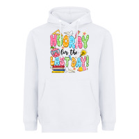 White hooray for the last day black Heavyweight Hoodie - JahusDesignShop