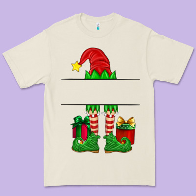 Christmas Elf Custom Name Premium Tee Designed By Artiststas