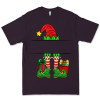 Plum christmas elf custom name Premium Tee - Artiststas