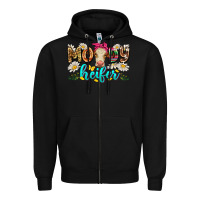 Black moody heifer Zipper Hoodie - Zillion Design Studio
