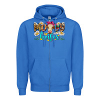 True Royal moody heifer Zipper Hoodie - Zillion Design Studio