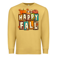 Antique Gold happy fall Premium Sweatshirt - Artiststas
