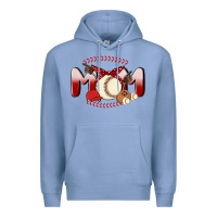 Colony Blue baseball mom Premium Hoodie - MaliasSmallBusiness