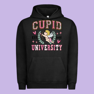 Cupid University Urban Hoodie Designed By Maliassmallbusiness