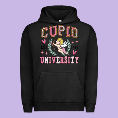 Cupid University Urban Hoodie Designed By Maliassmallbusiness
