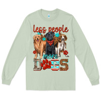Matcha less people more dogs Long Sleeve Tee - texasbilliewilder