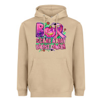 Mushroom halloween boo with cancer ribbon breast cancer sca Heavyweight Hoodie - AdoDesignShop