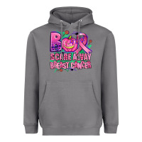 Storm halloween boo with cancer ribbon breast cancer sca Heavyweight Hoodie - AdoDesignShop