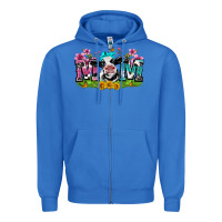 True Royal mom with cow Zipper Hoodie - Zillion Design Studio