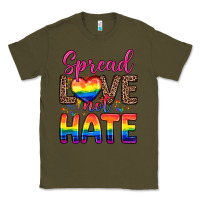 Army Green spread love not hate Classic Tee - Zillion Design Studio