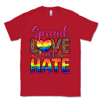 Red spread love not hate Classic Tee - Zillion Design Studio