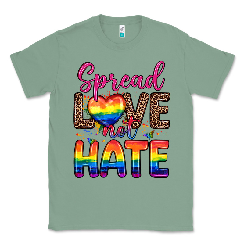 Spread Love Not Hate Classic Tee by Zillion Design Studio | Teevron