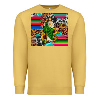 Antique Gold san judas leopard cowhide gemstone Premium Sweatshirt - JahusDesignShop