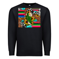 Black san judas leopard cowhide gemstone Premium Sweatshirt - JahusDesignShop