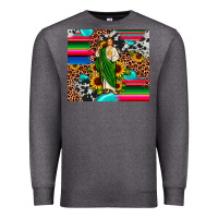 Charcoal Heather san judas leopard cowhide gemstone Premium Sweatshirt - JahusDesignShop