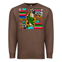 Chestnut san judas leopard cowhide gemstone Premium Sweatshirt - JahusDesignShop