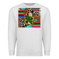 Oatmeal Heather san judas leopard cowhide gemstone Premium Sweatshirt - JahusDesignShop
