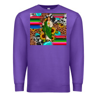 Purple san judas leopard cowhide gemstone Premium Sweatshirt - JahusDesignShop