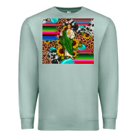 Seafoam san judas leopard cowhide gemstone Premium Sweatshirt - JahusDesignShop