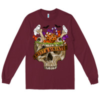 Burgundy sweet & sinister Long Sleeve Tee - RanaPortraitStore