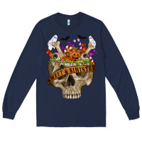 Navy sweet & sinister Long Sleeve Tee - RanaPortraitStore