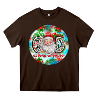 Chocolate Brown With god all things are possible Heavy Core Tee - CowhideDigitalArt