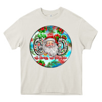 Cream With god all things are possible Heavy Core Tee - CowhideDigitalArt