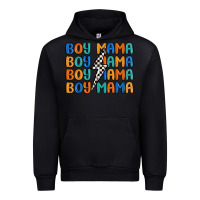 Black boy mama lightning bolt Urban Hoodie - MaliasSmallBusiness