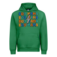 Emerald boy mama lightning bolt Urban Hoodie - MaliasSmallBusiness
