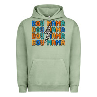 Pigment Oil Green boy mama lightning bolt Urban Hoodie - MaliasSmallBusiness