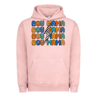 Pigment Salmon boy mama lightning bolt Urban Hoodie - MaliasSmallBusiness
