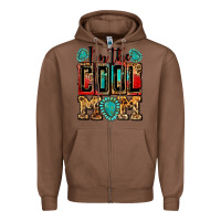Chestnut i'm the cool mom Zipper Hoodie - Zillion Design Studio
