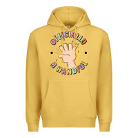 Antique Gold officially a handful Premium Hoodie - MaliasSmallBusiness