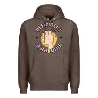 Coffee officially a handful Premium Hoodie - MaliasSmallBusiness