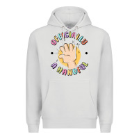 Dove Grey officially a handful Premium Hoodie - MaliasSmallBusiness