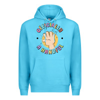 Ocean Blue officially a handful Premium Hoodie - MaliasSmallBusiness
