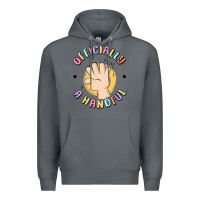 Rock officially a handful Premium Hoodie - MaliasSmallBusiness