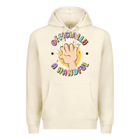 Sandshell officially a handful Premium Hoodie - MaliasSmallBusiness