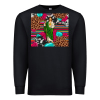 Black san judas leopard cowhide tumbler Premium Sweatshirt - JahusDesignShop