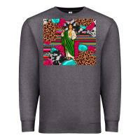 Charcoal Heather san judas leopard cowhide tumbler Premium Sweatshirt - JahusDesignShop