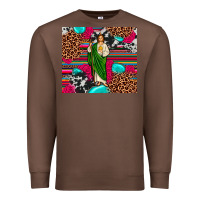Chestnut san judas leopard cowhide tumbler Premium Sweatshirt - JahusDesignShop