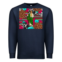 Navy san judas leopard cowhide tumbler Premium Sweatshirt - JahusDesignShop
