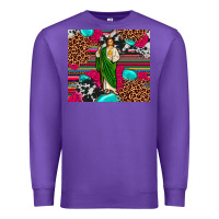Purple san judas leopard cowhide tumbler Premium Sweatshirt - JahusDesignShop