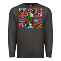Smoke san judas leopard cowhide tumbler Premium Sweatshirt - JahusDesignShop